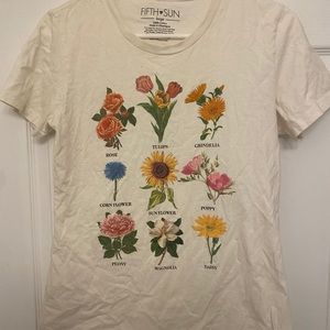 fifth sun flower tee
